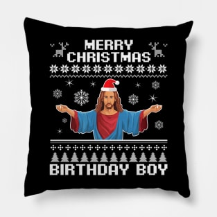 Jesus Christ Birthday Boys Pillow