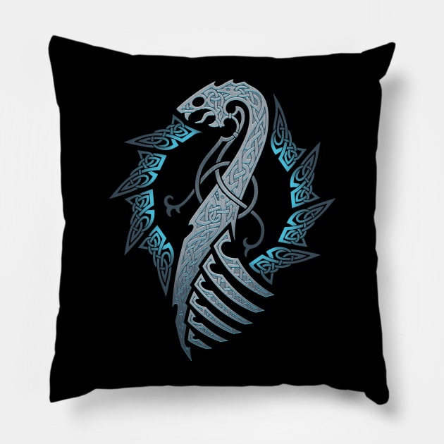 BLACK MOON. NAGLFAR. Pillow by RAIDHO