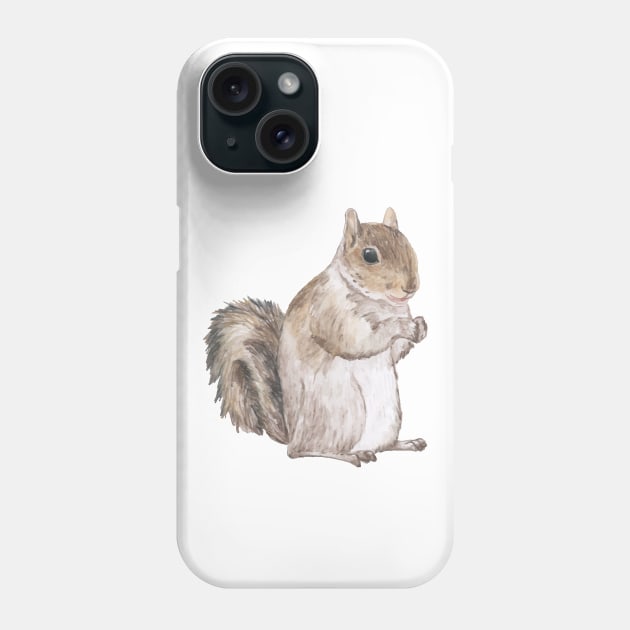 Squirrel - Cute Squirrel Phone Case by KC Happy Shop