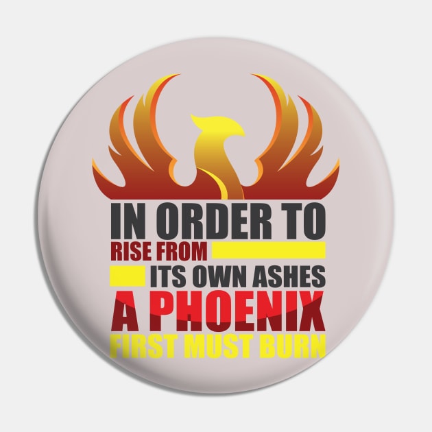 Phoenix Bird Pin by evergreeniraz