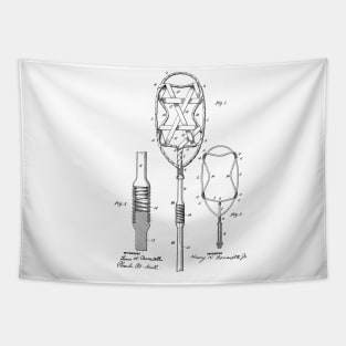 Beater for Railway Car Seats Vintage Patent Hand Drawing Tapestry