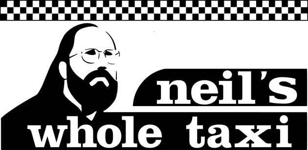 Neil's Whole Taxi Kids T-Shirt by GreggSchigiel