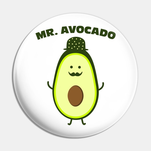 Mister Acocado Pin by spontania