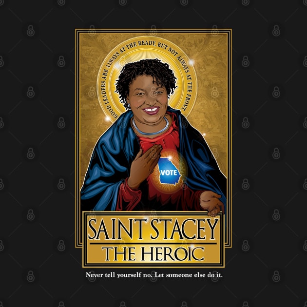 Saint Stacy Abrams by Pop Art Saints