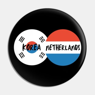 Korean Dutch - Korea, Netherlands Pin
