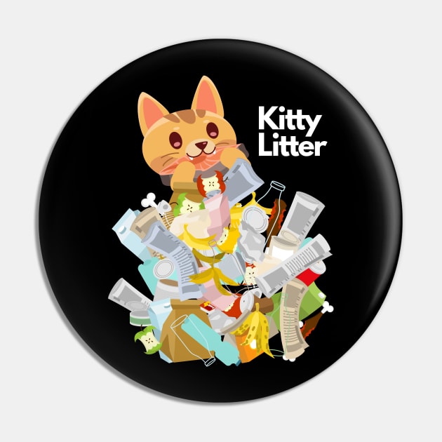 Kitty Litter Pin by DadOfMo Designs