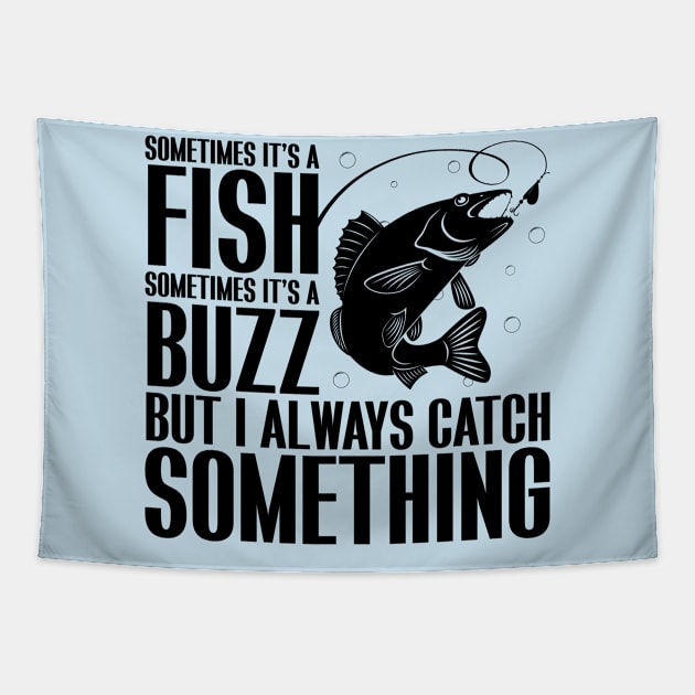 Catch a Fishing Buzz Tapestry by Miranda Nelson