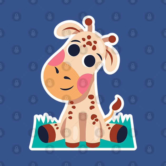 Glorious Giggling Giraffe by KarmicKal