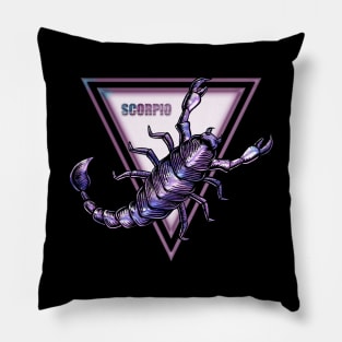 Zodiac sign scorpio Pillow