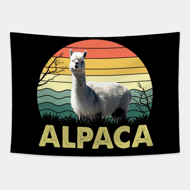 Peruvian Pals Chic Tee Honoring the Heritage of Alpacas Tapestry by Kleurplaten kind