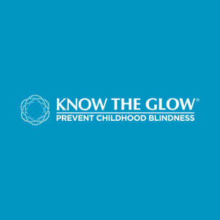 Know The Glow White Logo on Blue T-Shirt