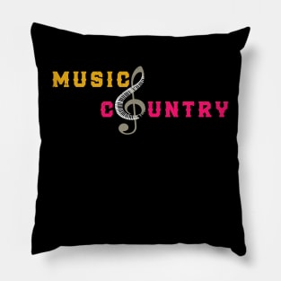 MUSIC COUNTRY Pillow