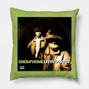 Group Home Livin' Proof (Vintage Record Sleeve) Pillow