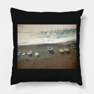 Waves and Boats Pillow