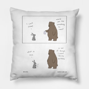 Birthday List Pillow