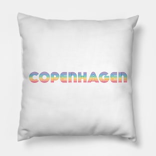 Copenhagen Pride Rainbow Font Pillow