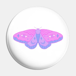 Celestial Moth Pin