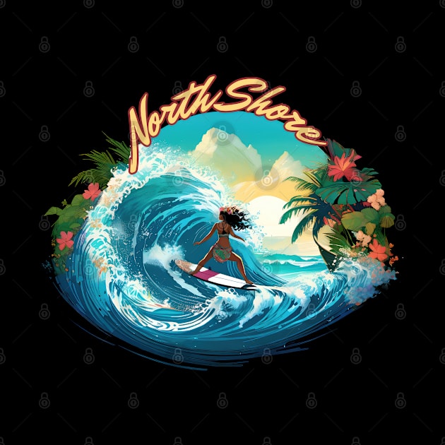 North Shore Surfer Girl by Ino Designs 