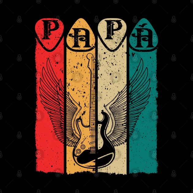 Papá Guitar grunge style by Velvet Love Design 