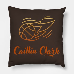 Caitlin Clark On Fire Pillow