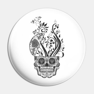 skull head Pin