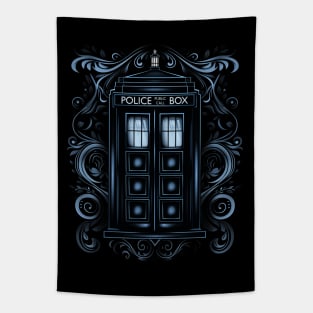 Gothic Tardis Tapestry