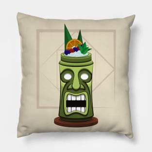 The "Caribbean sunset" tiki cocktail Pillow