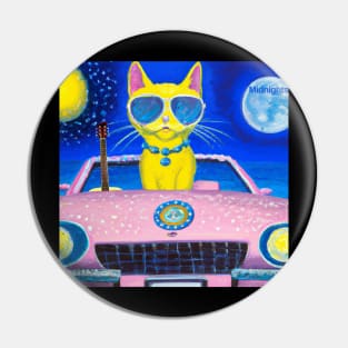 Karma is a cat Midnights Pin