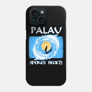 Flag of Palau Spokes Beach Phone Case