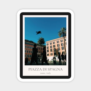 Piazza Di Spagna Polaroid Magnet