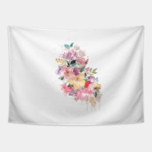 Abstract Flowers Tapestry