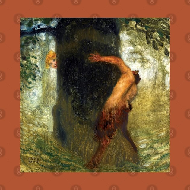 The Tease - Franz Von Stuck by forgottenbeauty