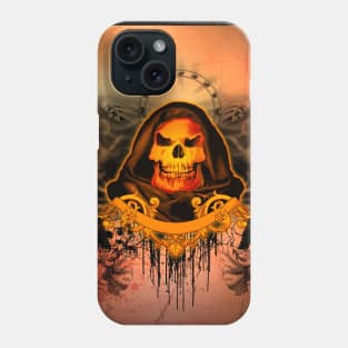 Creepy skull Phone Case