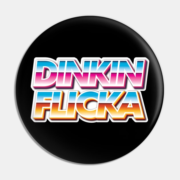 The Office, Dinkin Flicka Pin by creativegraphics247