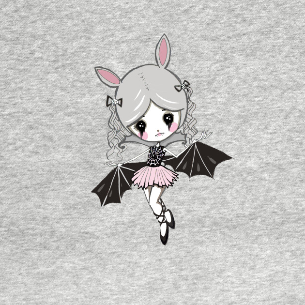 Cute vampire bat girl - Vampire Bat - T-Shirt | TeePublic