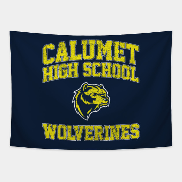 Calumet High School Wolverines Red Dawn Movie Tapestry Teepublic