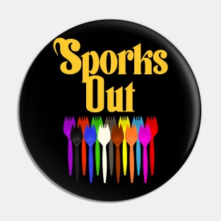 Sporks Out Pin