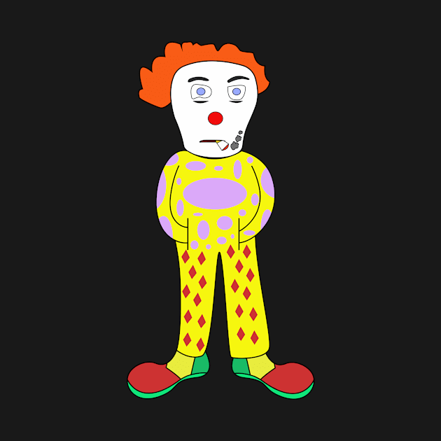 Tired clown by InskiyStyle