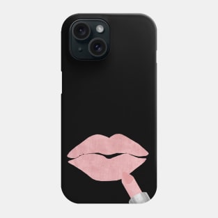 Pink Lipstick Kiss Phone Case