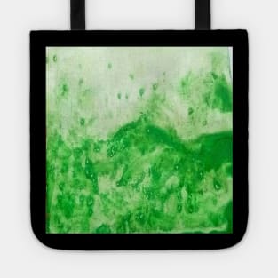 Green watercolor gradient design Tote