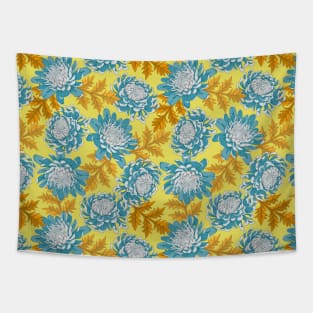 Chrysanthemum floral pattern Tapestry