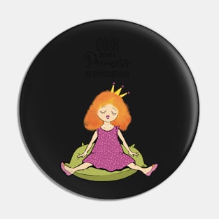 Princess sticker Pin