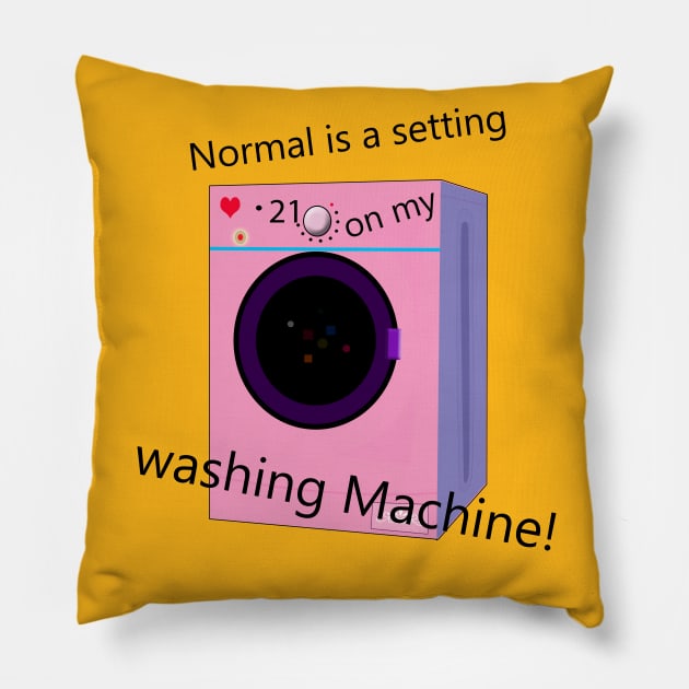 Washing Machine Pillow by momomoma