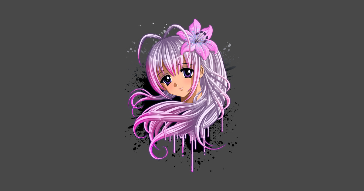 Cute Anime Girl - Manga - T-Shirt | TeePublic