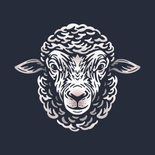 Sheep tattoo Illustration T-Shirt