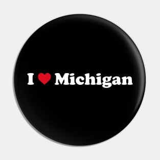 I ❤️ Michigan Pin