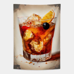 Old Fashioned cocktail Tapestry