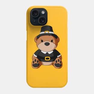 Boy Pilgrim Teddy Bear Phone Case
