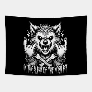 Metalhead Werewolf: Alpha of The Mosh Pit Tapestry