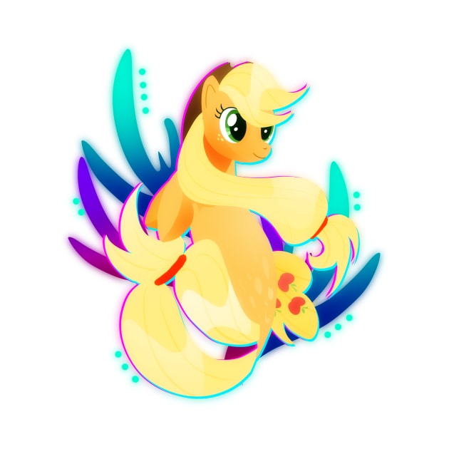 Seapony Applejack by Ilona's Store